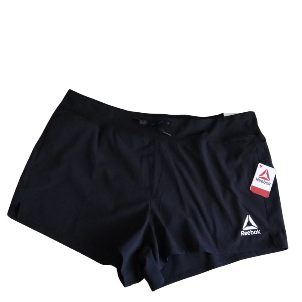 Reebok Women’s Revolve Running Short with Back Pocket | Black 3XL